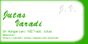 jutas varadi business card